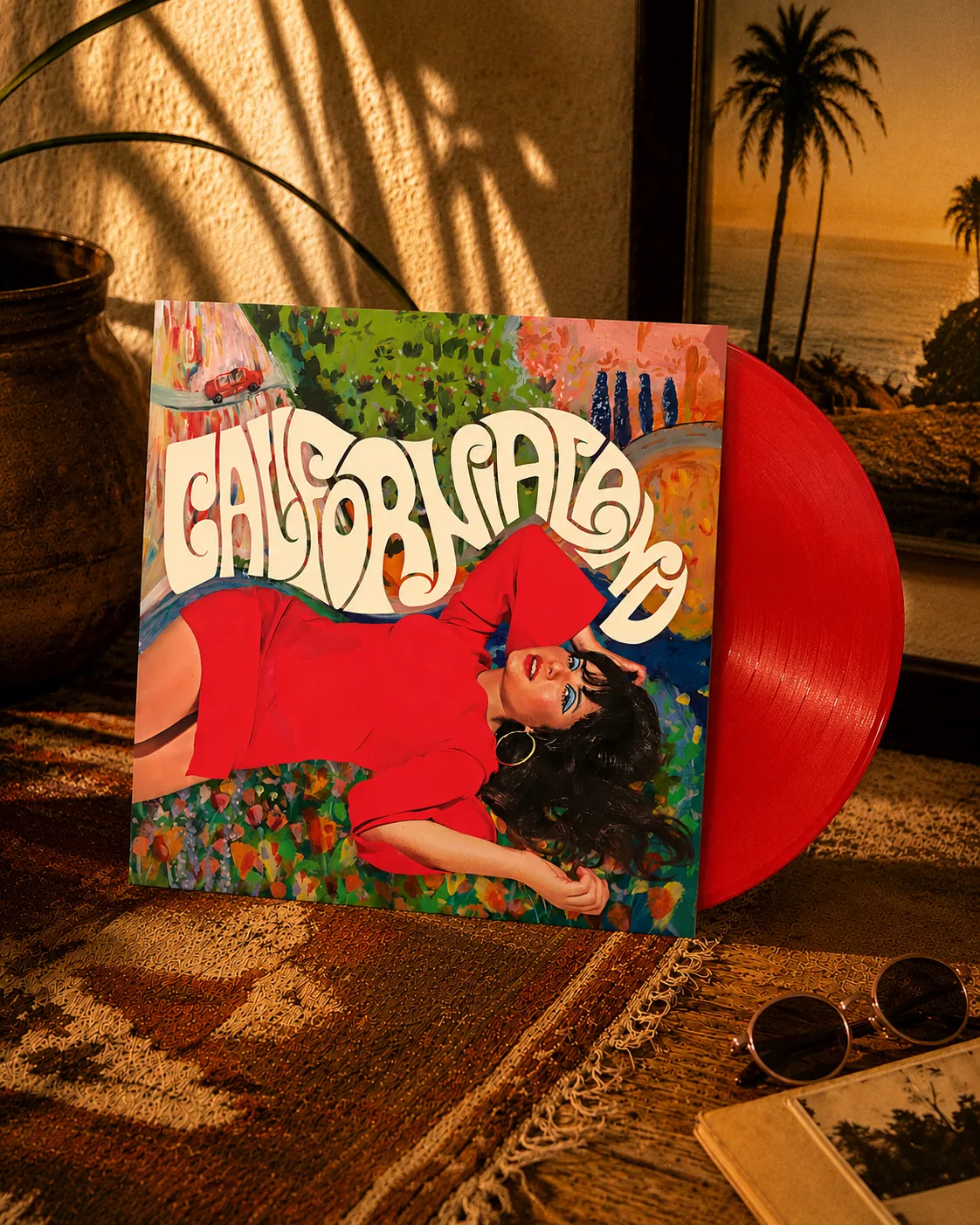 Signed 'CALIFORNIALAND' vinyl pre-order by Niina Soleil