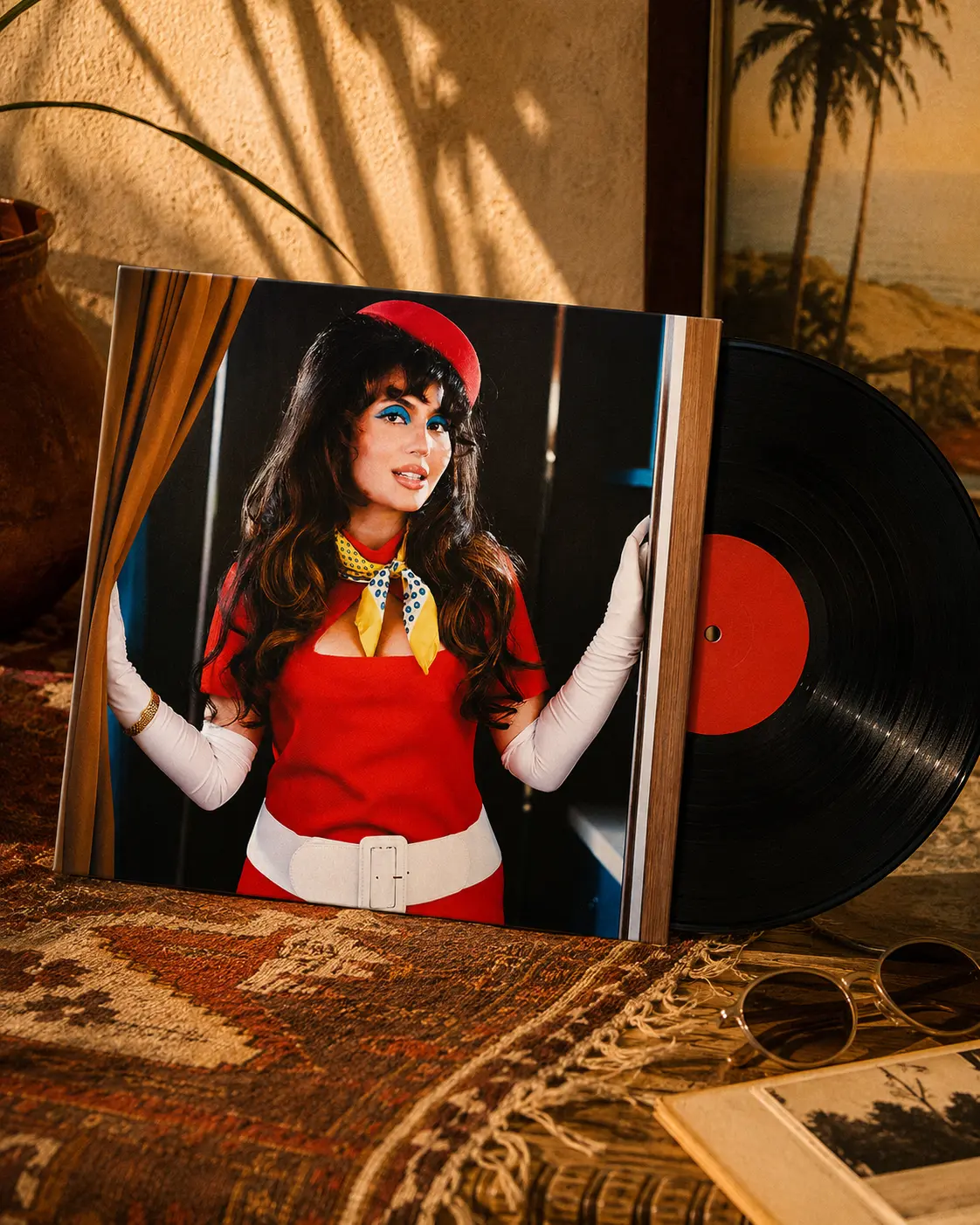 Signed 'CALIFORNIALAND' vinyl pre-order by Niina Soleil